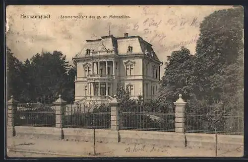 AK Hermannstadt, Sommerresidenz des gr. or. Metropoliten