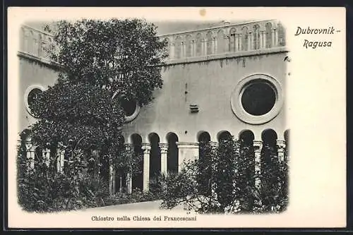 AK Dubrovnik, Chiostro nella Chiesa dei Francescani