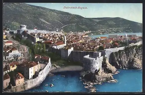 AK Dubrovnik / Ragusa, Totalansicht