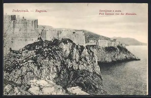 AK Ragusa, Fort Lorenzo von der Meerseite