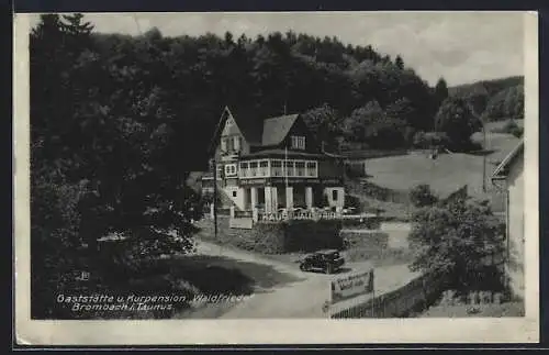 AK Brombach i. Taunus, Gasthaus und Kurpension Waldfriede