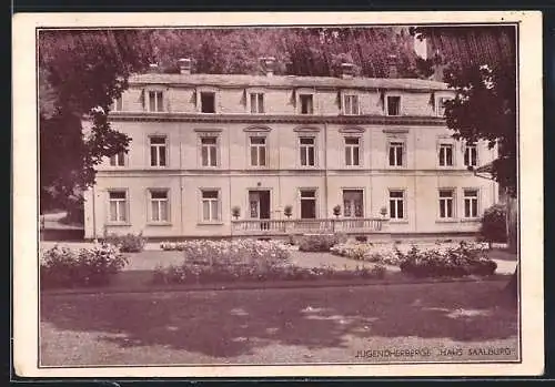 AK Bad Homburg v. d. H., Jugendherberge Haus Saalburg mit Anlagen