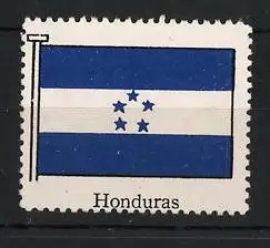 Reklamemarke Honduras, Nationalflagge, fünf blaue Sterne