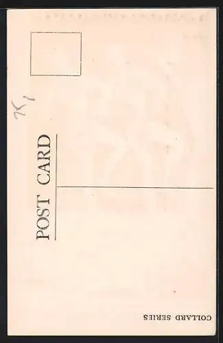 Künstler-AK Männer schauen einen Striptanz