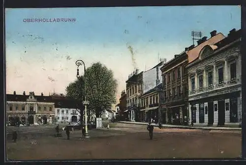 AK Oberhollabrunn, Geschäfte am Marktplatz, Modistin Antonia Andre