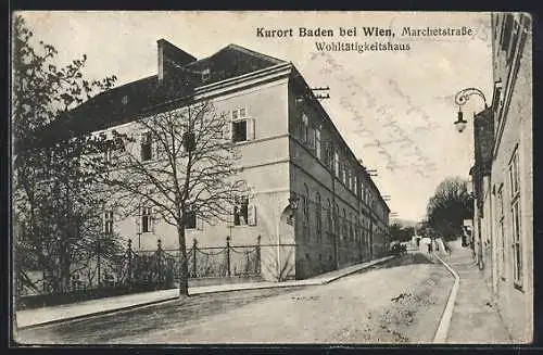 AK Baden bei Wien, Wohltätigkeitshaus in der Marchetstrasse