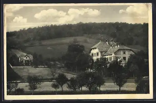 AK Schleinbach, Unter-Olberndorf, Blick auf das Erholungsheim