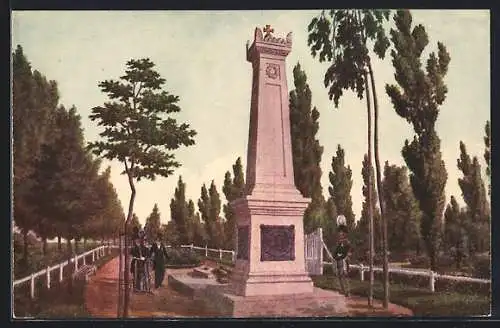 Künstler-AK Hamburg, Märzfeier 1913, Grabdenkmal der Hanseatischen Kampfgenossen errichtet 1832, Befreiungskriege