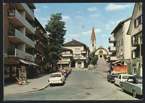 AK Wallisellen, Bahnhofstrasse und Kirchstrasse