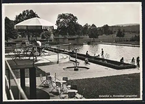 AK Langenthal, Badespass im Schwimm- und Sonnenbad