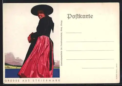 AK Steiermark, Österreicherin in Tracht