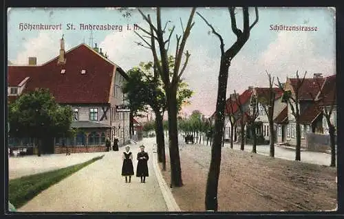 AK St. Andreasberg i. H., Schützenhaus in der Schützenstrasse