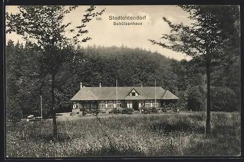 AK Stadtoldendorf, Blick auf das Schützenhaus