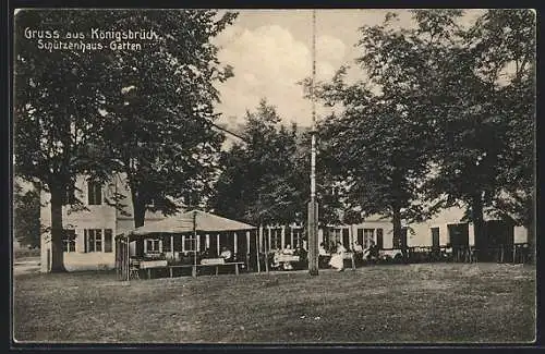 AK Königsbrück, Garten des Schützenhauses