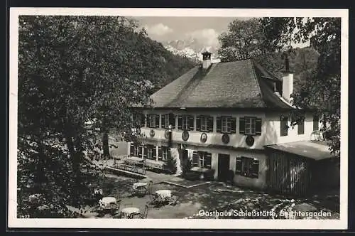 AK Berchtesgaden, Das Gasthaus Schiessstätte