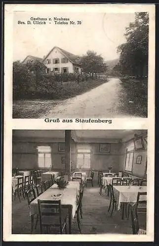 AK Staufenberg / Murgtal, Gasthaus z. Neuhaus