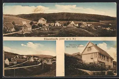 AK Eisenbach / Schwarzwald, Handlung von Marie Agata Dietsche, Ortspartie mit Strassen, Teilansicht