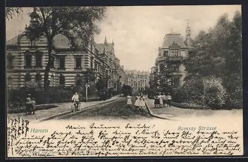 AK Hanau, Blick in die Ramsaystrasse