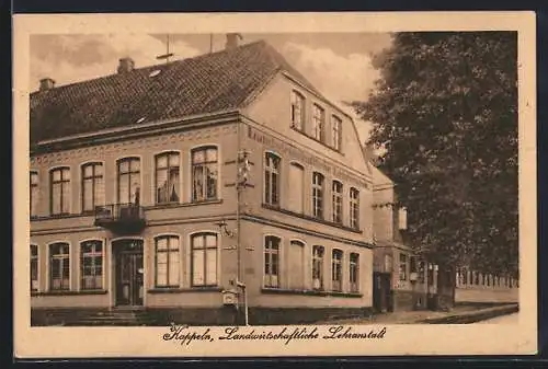 AK Kappeln / Schlei, Landwirtschaftliche Lehranstalt