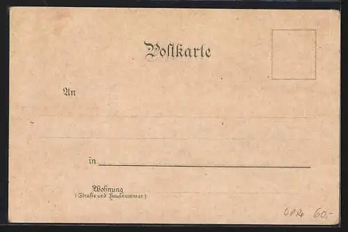 Lithographie Forbach im Murgthal, Gasthof zum Sternen, Ortsansicht mit Flusspartie