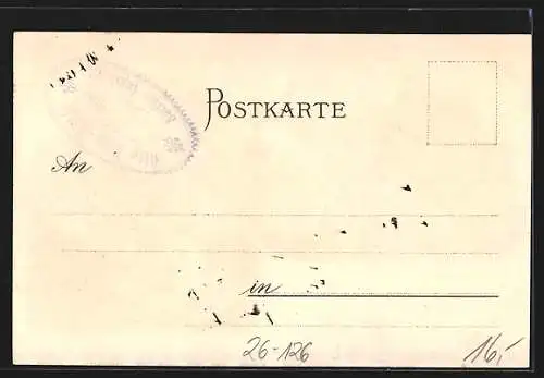 Künstler-AK Edward Theodore Compton: Otto Mayr-Hütte, Berghütte der Section Augsburg mit Bergen