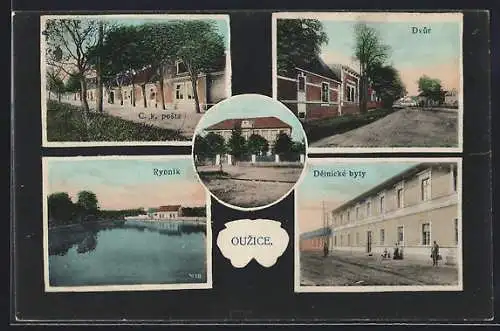 AK Ouzice, C. k. posta, Dvur, Rynnik