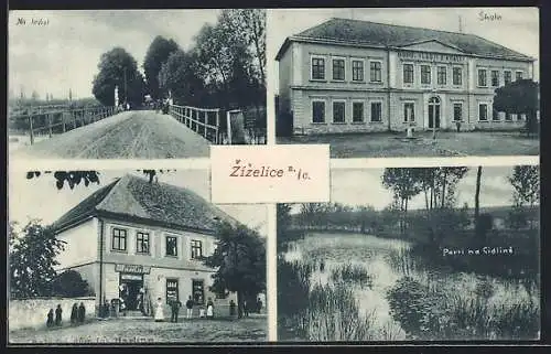 AK Zizelice n. o., skola, Na hrázi, Parti na Cidline