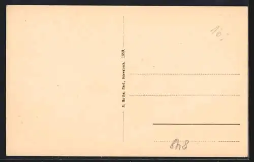 AK Eschenbach / Mittelfranken, Totalansicht mit Kirche