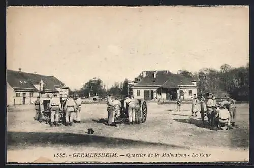 AK Germersheim, Quartier de la Malmaison, La Cour