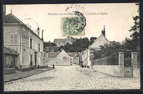 AK Rochefort en-Yvelines, L`entrée et l`Église