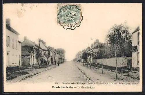 AK Pontchartrain, La Grande-Rue, Strassenpartie