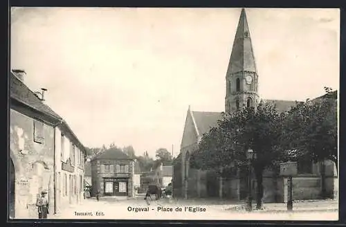 AK Orgeval, Place de l`Eglise