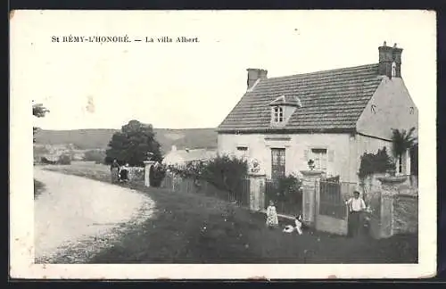 AK St Rémy-l`Honoré, La villa Albert