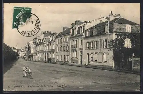 AK Poissy, Boulevard de la Seine