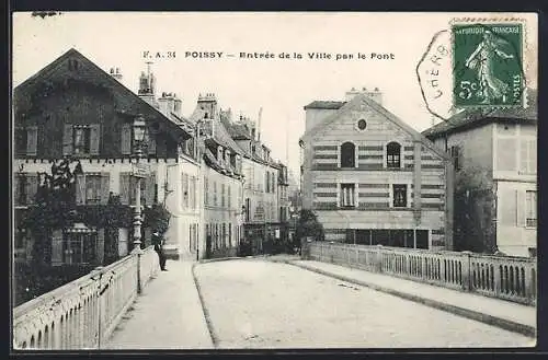 AK Poissy, Entrée de la Ville par le Pont