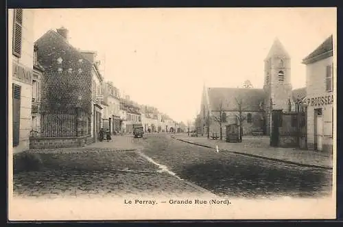 AK Le-Perray, Grande Rue (Nord)