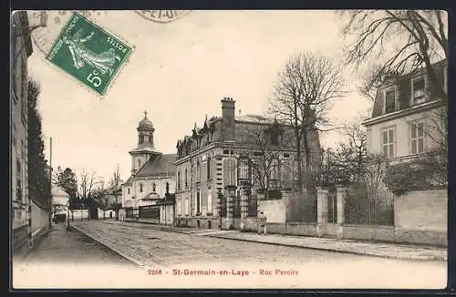 AK St-Germain-en-Laye, Rue Pereire, Strassenpartie