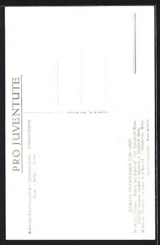 AK Paar in Schweizer Landestrachten