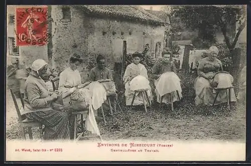 AK Mirecourt /Vosges, Dentellières au Travail