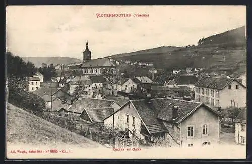 AK Moyenmoutier, Eglise et Gare