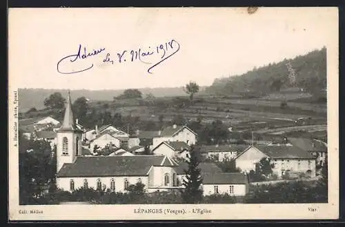 AK Lépanges /Vosges, L`Eglise