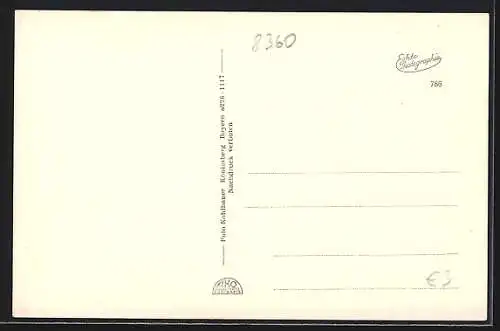 AK Deggendorf, Partie an der Donaubrücke