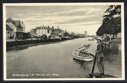 AK Oldenburg i. O., Partie am Stau