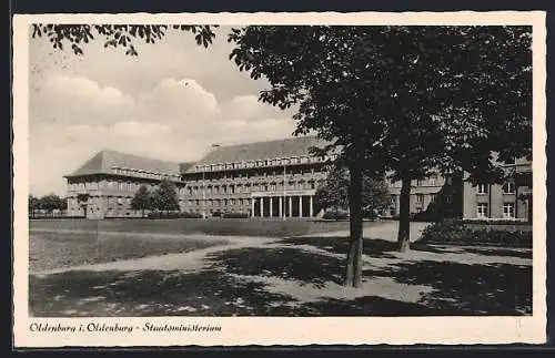 AK Oldenburg i. Oldenburg, Blick auf das Staatsministerium