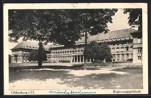 AK Oldenburg i. O., Blick auf das Reichsregierungsgebäude