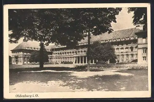 AK Oldenburg i. O., Partie am Regierungsgebäude