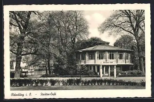 AK Oldenburg i. O., Partie am Stautor-Café