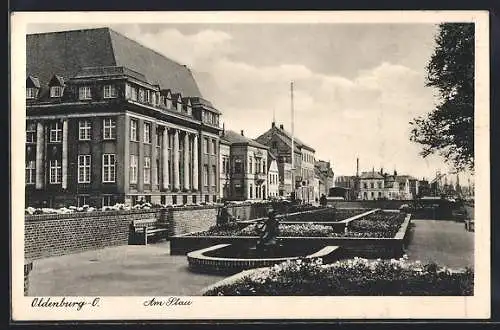 AK Oldenburg-O., Gartenanlagen am Stau