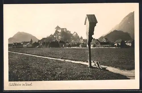 AK Kufstein /Tirol, Blick hin zur Ortschaft