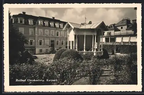 AK Gleichenberg, Kurpark des Heilbades